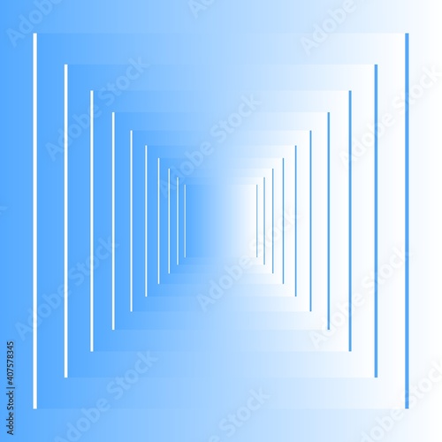 3d abstract blue background made of squares 