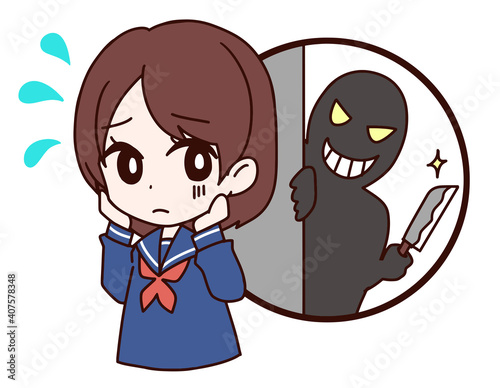 女の子と犯罪者