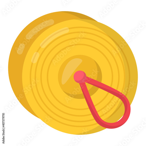 China cymbals Concept, percussion instruments Vector Color Icon Design, Traditional Chinese Culture Symbol on white background, Lunar New Year of the Ox 2021 Sign, China Travel Guide Stock