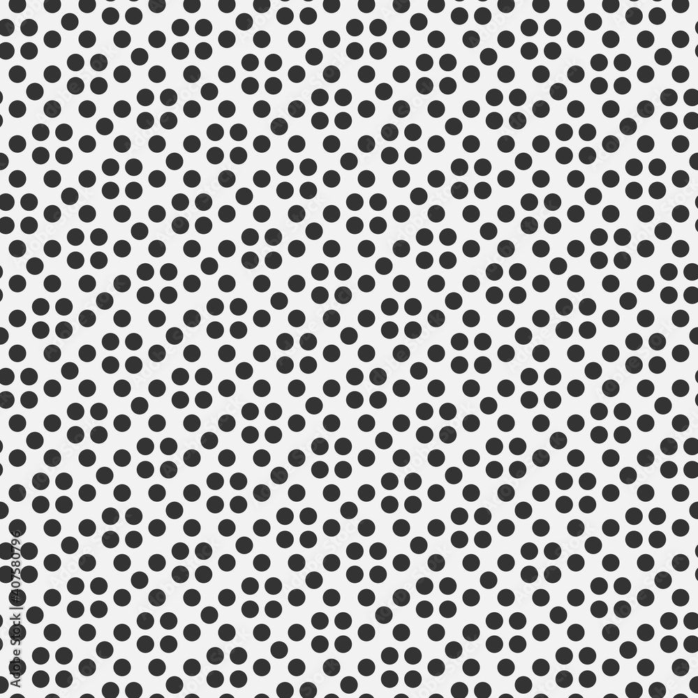 Seamless pattern with dots ordered grid vector illustration