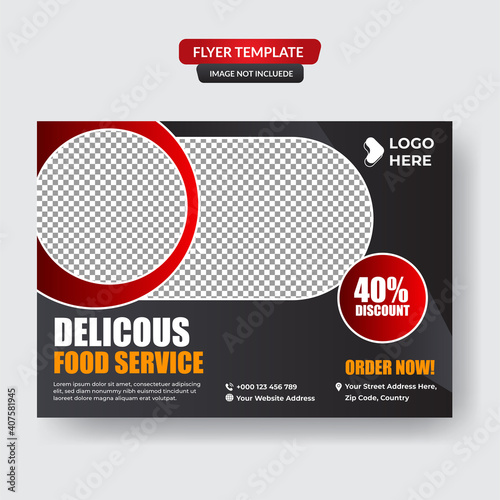 Set of restaurant menu and flyer design templates modern with colorful size A4 size. Vector illustrations for food and drink marketing material, ads, templates, cover design