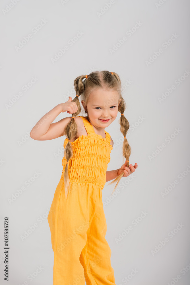 Portrait of a beautiful and confident girl isolated on white Portrait of a beautiful and confident girl isolated on white