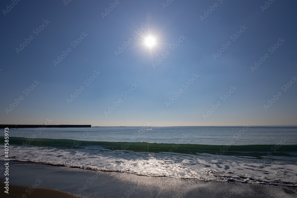 晴天の海岸