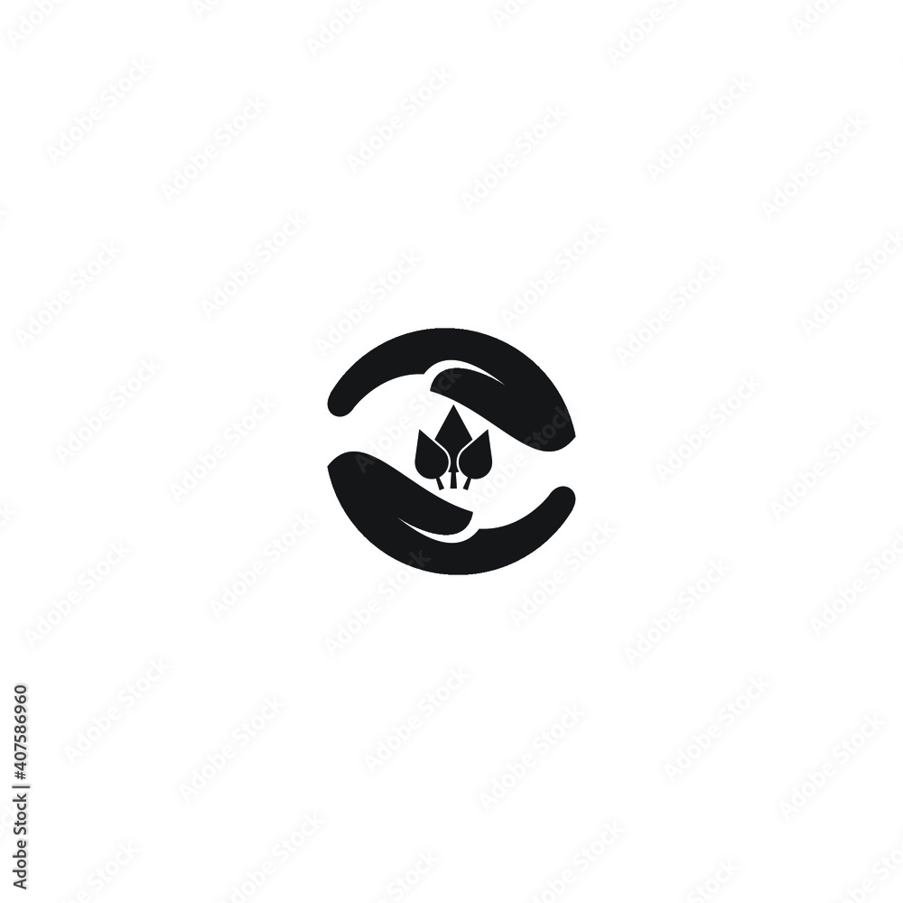 leaf logo icon design with white background and simple style leaf logo icon design with white background and simple style