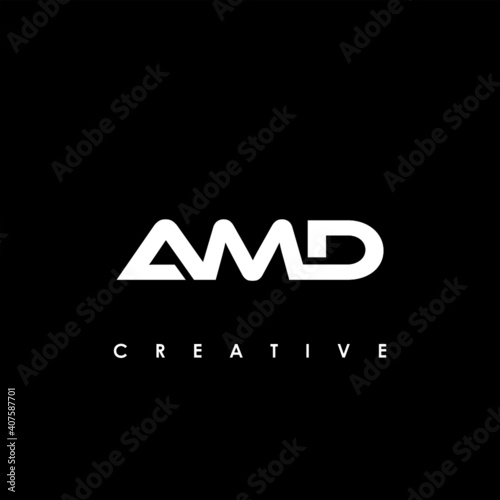 AMD Letter Initial Logo Design Template Vector Illustration	
 photo