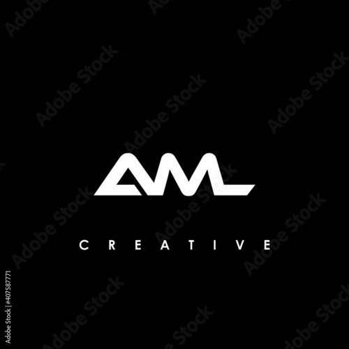 AML Letter Initial Logo Design Template Vector Illustration	
