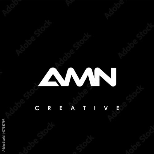 AMN Letter Initial Logo Design Template Vector Illustration	
 photo