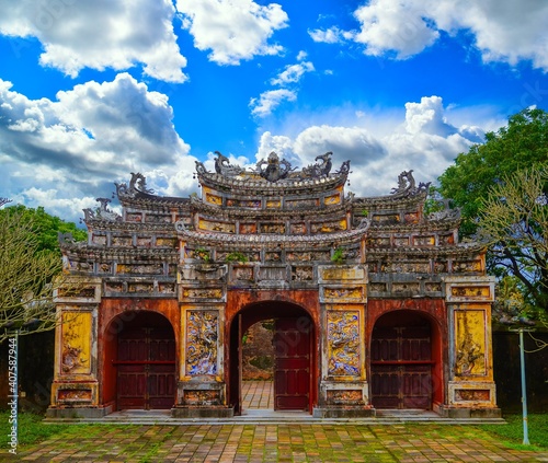 Hien Lam Pavilion Gate, The Citadel - Hue, Vietnam photo