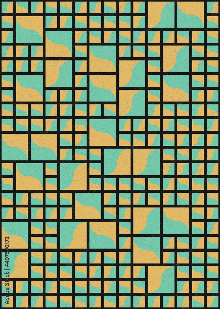 Abstract Geometric Pattern generative computational art illustration Abstract Geometric Pattern generative computational art illustration