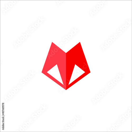 logo fox anaimal icon templet vector photo