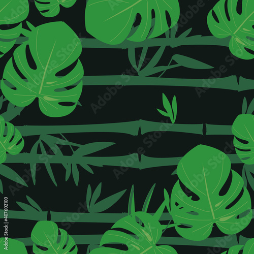 Tropical forest pattern