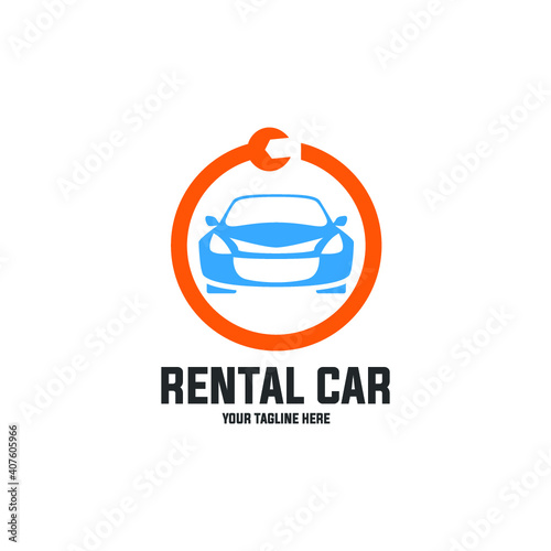 Wallpaper Mural Car Rental Logo Template Design Vector, Emblem, Design Concept, Creative Symbol, Icon  Torontodigital.ca