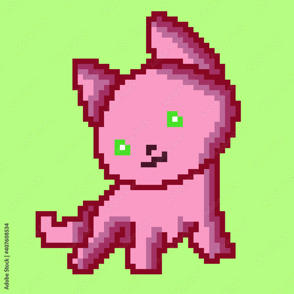 Fototapeta premium pixel art illustration vector symbol icon