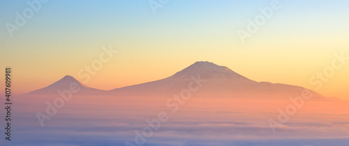 Ararat mountain at the sunset © Daniel