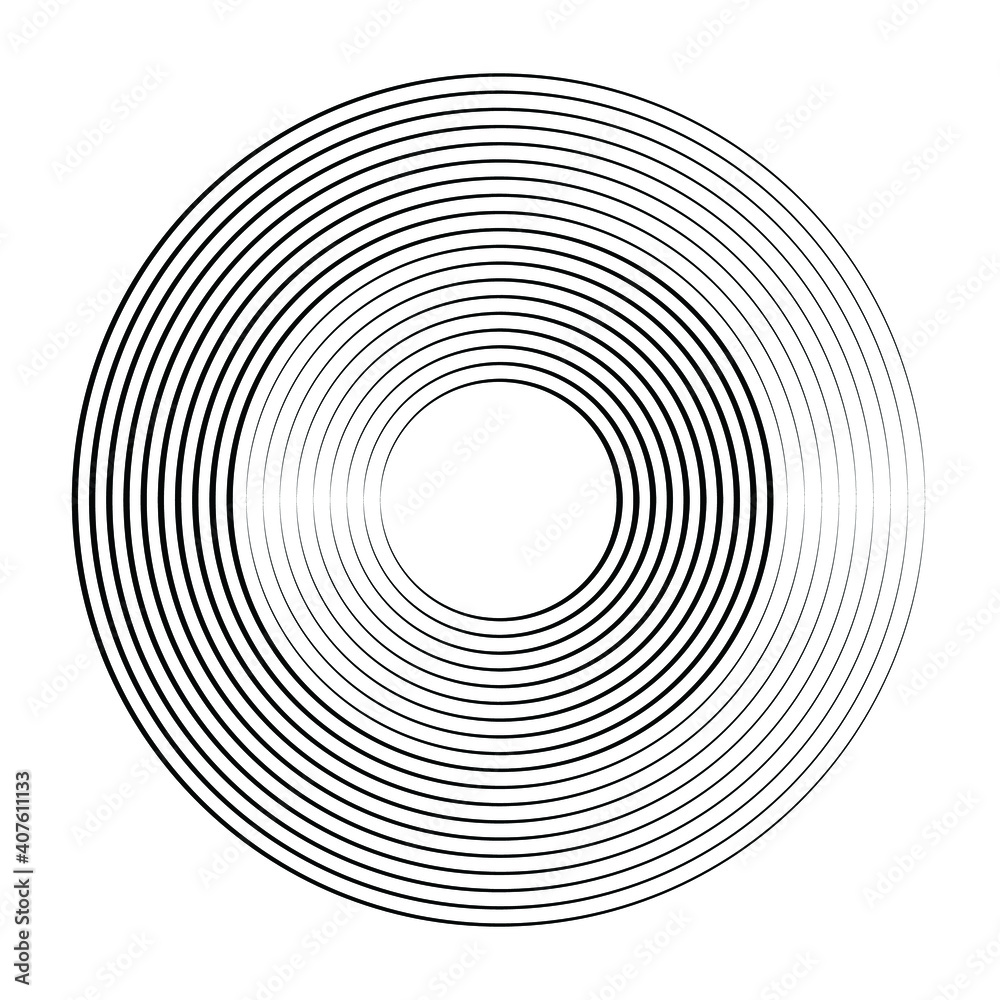 Lines in Circle Form . Spiral Vector Illustration .Technology round. Wave Logo . Design element . Abstract Geometric shape . Lines in Circle Form . Spiral Vector Illustration .Technology round. Wave Logo . Design element . Abstract Geometric shape .
