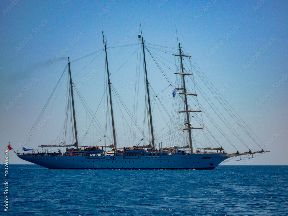 classic sailing yacht ship