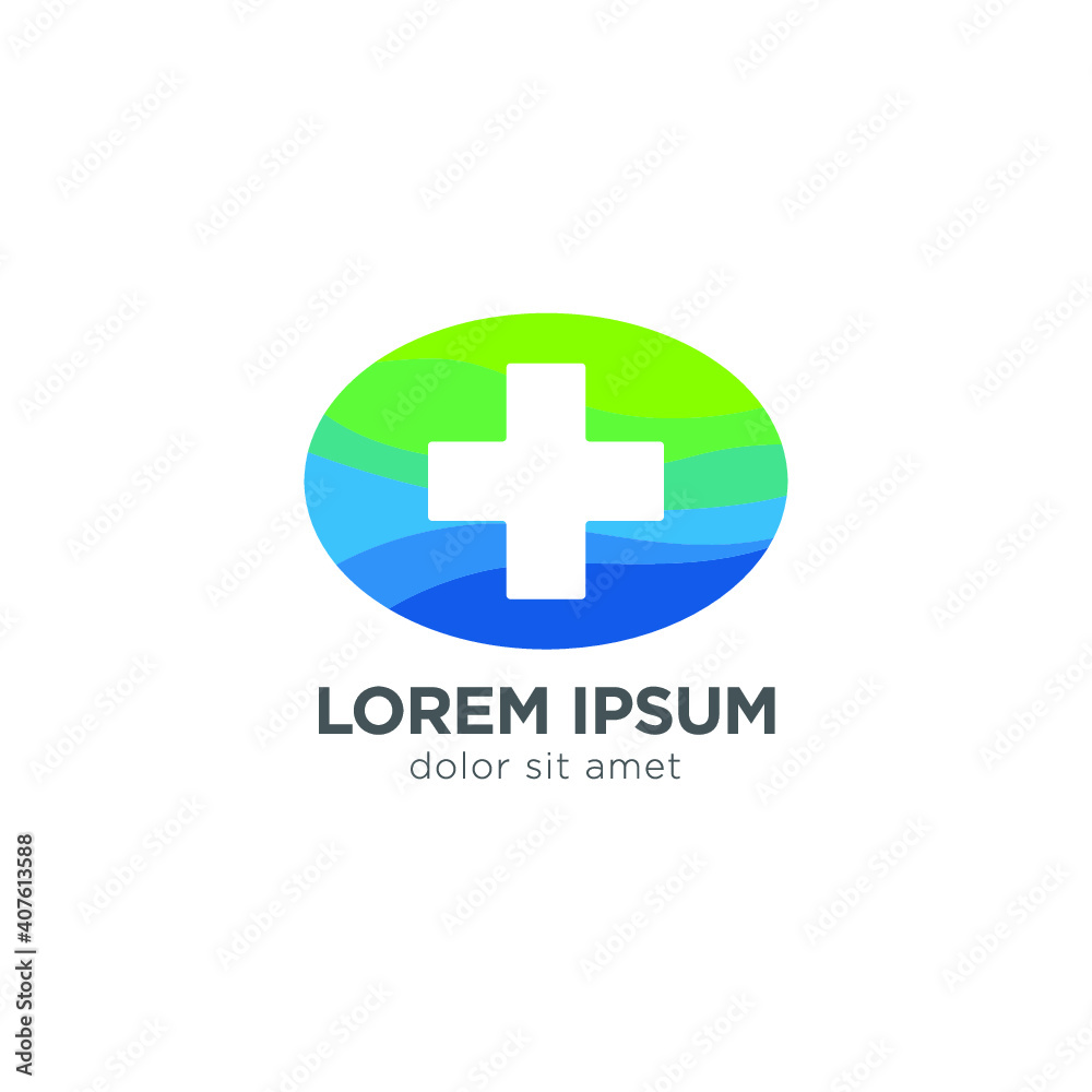 Obraz premium medical logo icon design template elements 