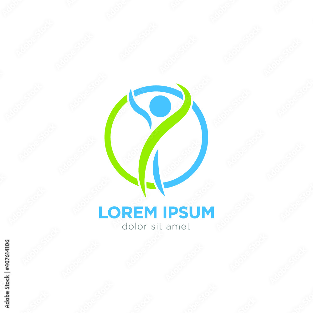 Healthy Life Logo template vector icon Vector Healthy Life Logo template vector icon Vector