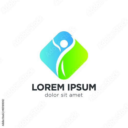 Healthy Life Logo template vector icon Vector 