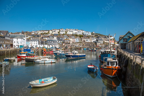 Fischerei Hafen in Mevagossey in Cornwall