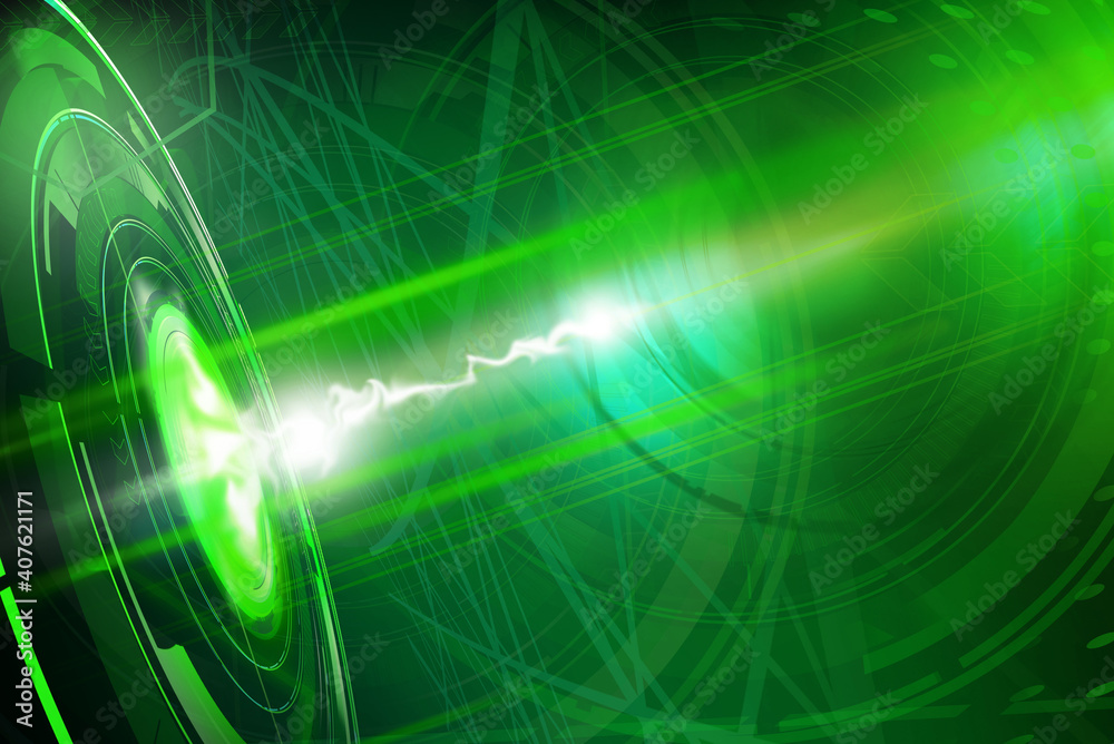 Green techno abstract background Green techno abstract background