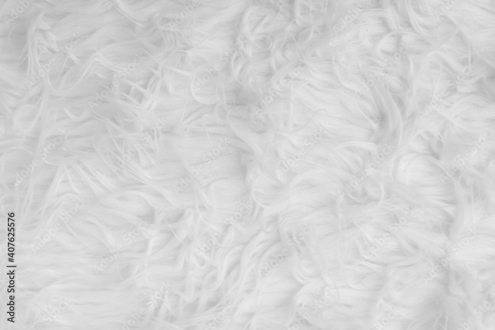 White shaggy blanket texture background White shaggy blanket texture background