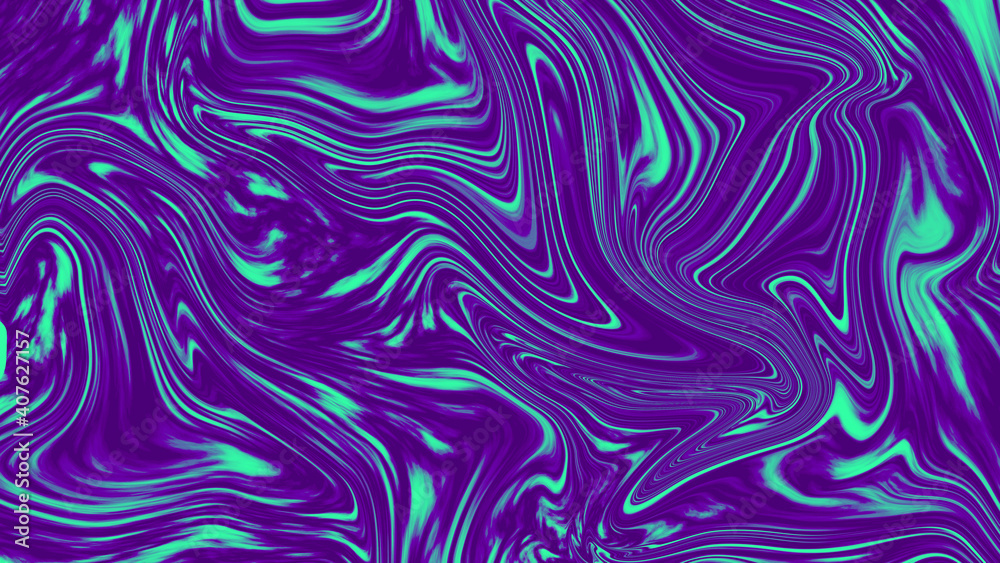 Abstract Purple Marble Background with Liquid Drop Wave Texture
