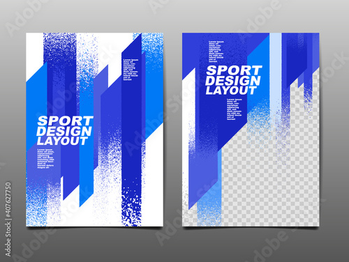 Sport Design Layout ,template Design, Sport Background, Dynamic Poster, Brush Speed Banner, Vector Illustration. photo