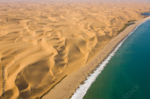 Dunas Oceano Atlantico Swakopmund Desierto Namib Namibia Africa