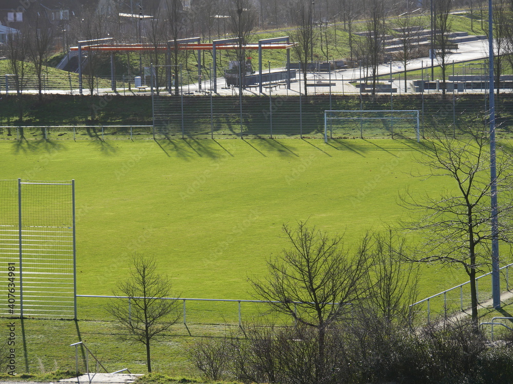 Obraz premium Fußballplatz Herringen