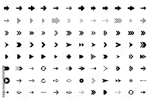 Arrows collection. Arrows black icons. Arrow vector icon. Arrows vector collection