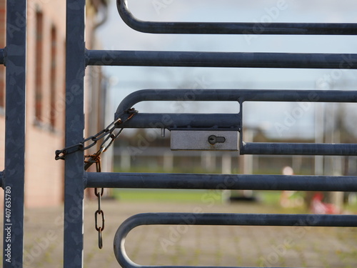 Sportplatz gesperrt