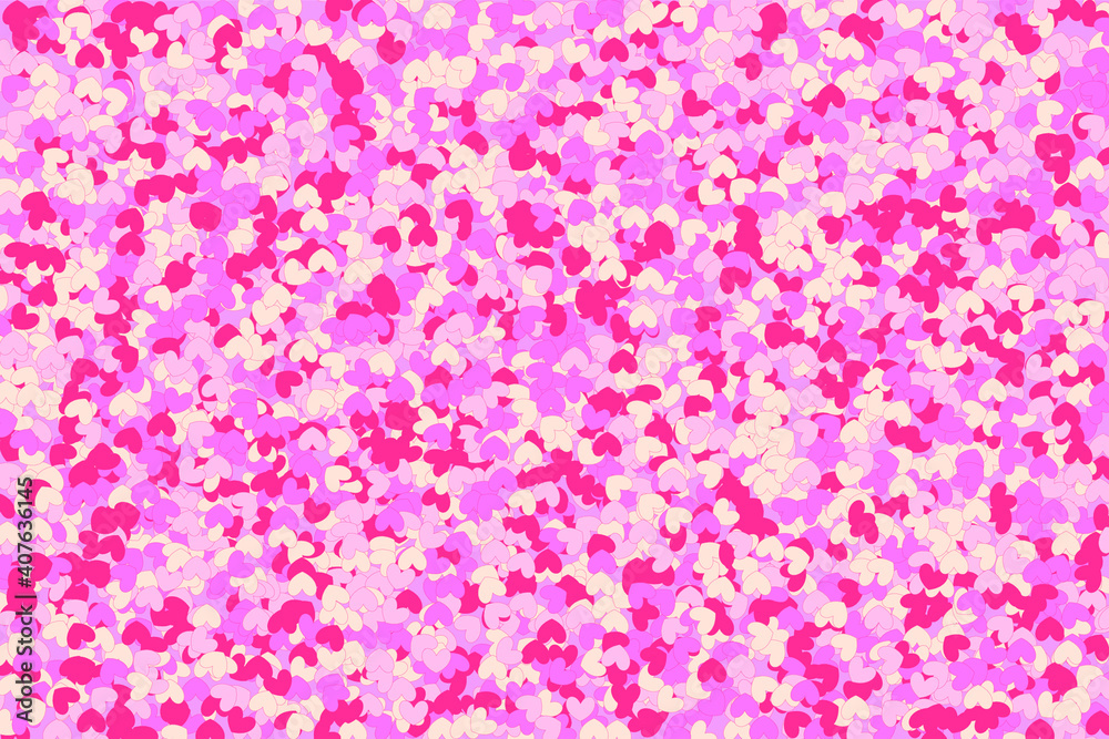 Background from small pink hearts. Valentine's Day Background from small pink hearts. Valentine's Day