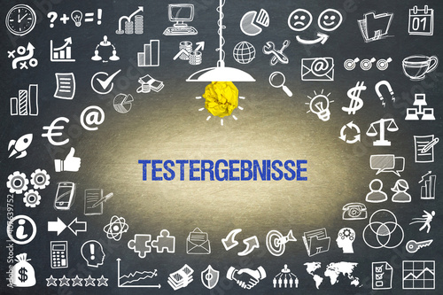 Obraz na płótnie Testergebnisse 