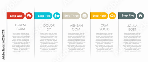 Infographic design template with place for your data. Vector illustration.