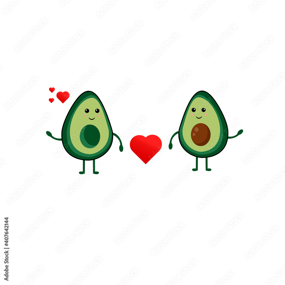 Obraz premium A mascot image of a character who is in love but must always keep their distance due to the Covid 19 virus