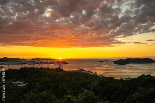 長崎の夕陽