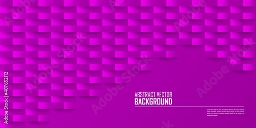 Pink abstract vector background. Pink geometric paper art style background, texture can be used in cover, book, poster, website or advertising design. © JSparrow