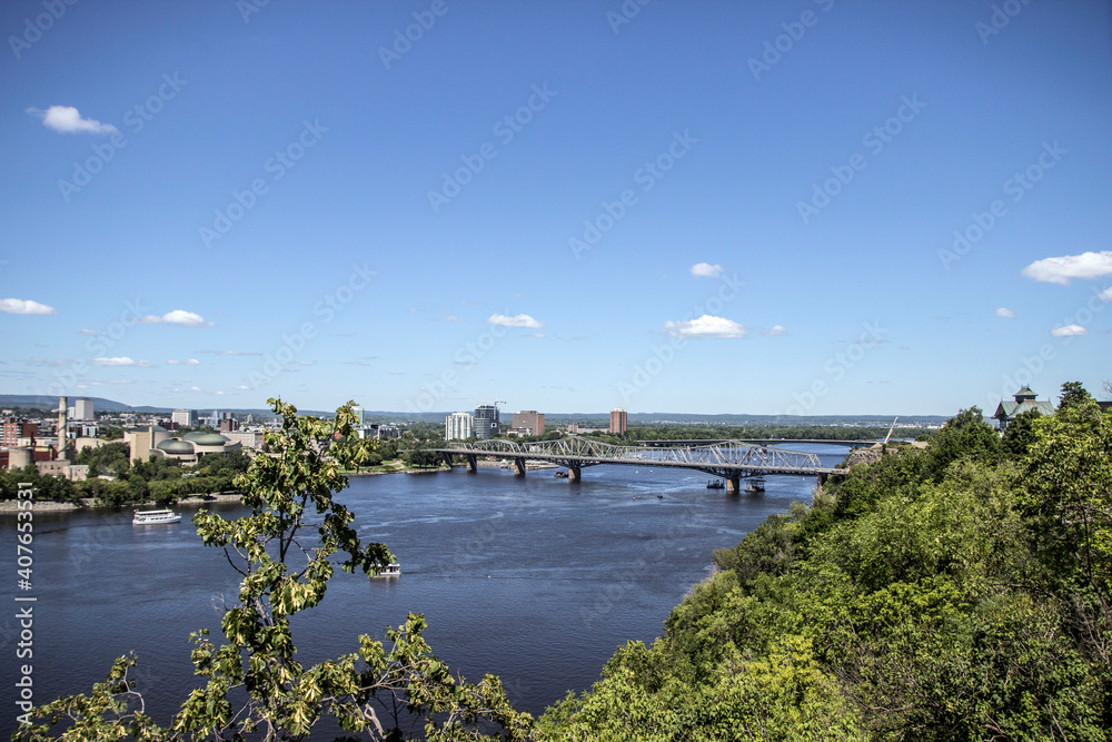 Pont Alexandra et rivière des Outaouais, Ottawa
