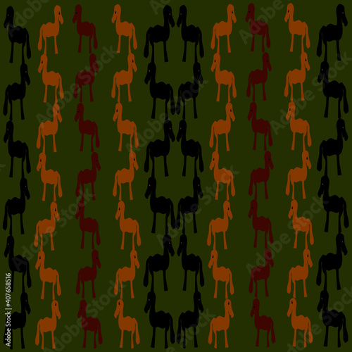 horse, cloven-hoofed animal, mane, hooves, grazing in the meadow, horse eating oats, illustration in instagram, illustration for the site, picture for the poster, picture for printing on fabric