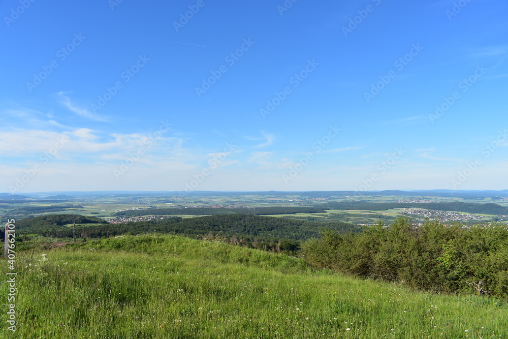 Fototapeta premium Berglandschaft in Hessen
