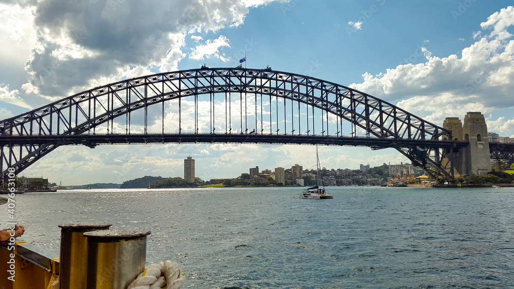 Fototapeta premium city harbour bridge