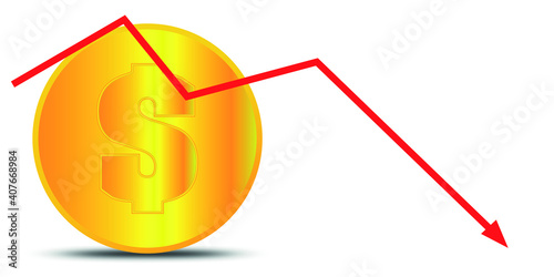 Münze Börse Währung Crash