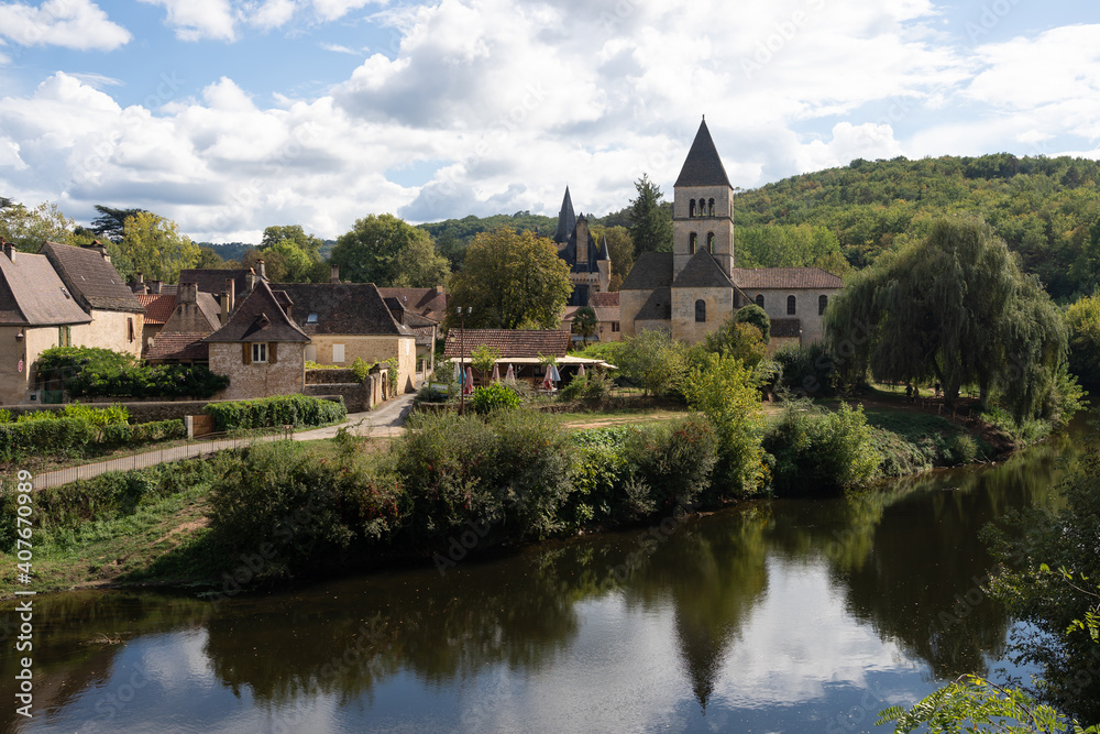Village de Saint-Léon-sur-Vézère en Dordogne