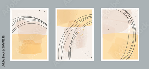 Abstract arts background with different shapes for wall decoration, postcard or brochure cover design. Vector  illustrations design