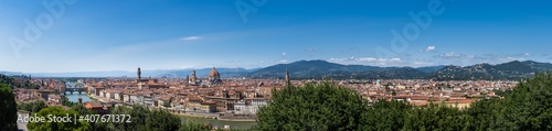 Panorama Florenz vom Piazzale Michelangelo