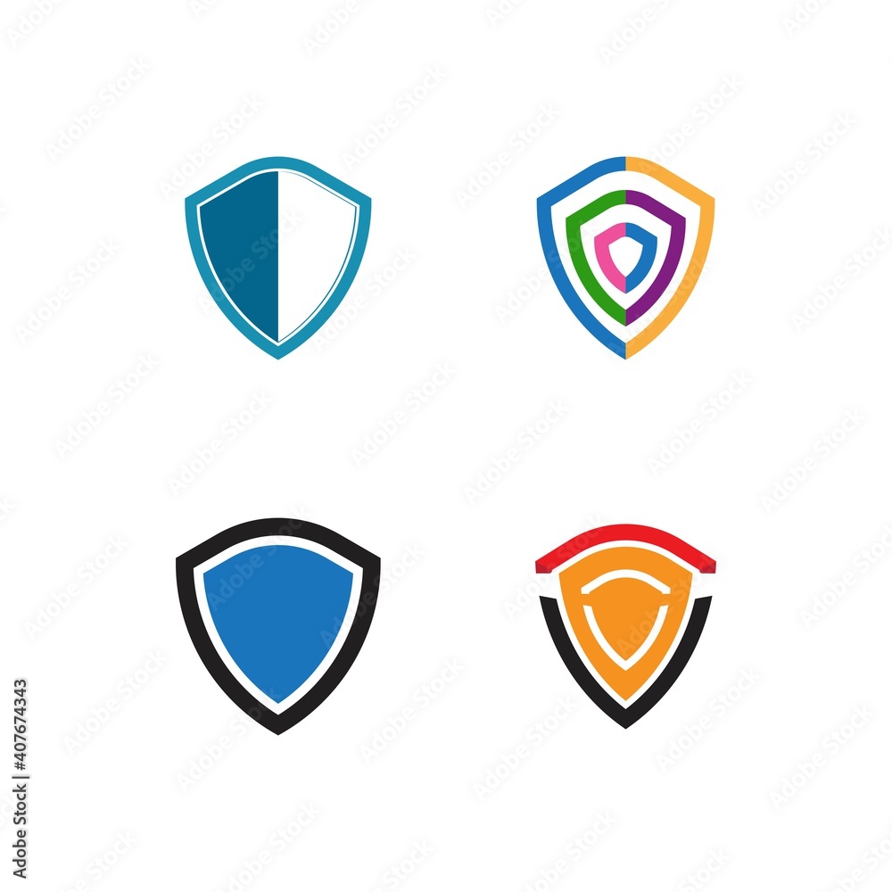 Shield symbol logo Shield symbol logo