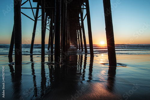 Wallpaper Mural sunset on the pier Torontodigital.ca