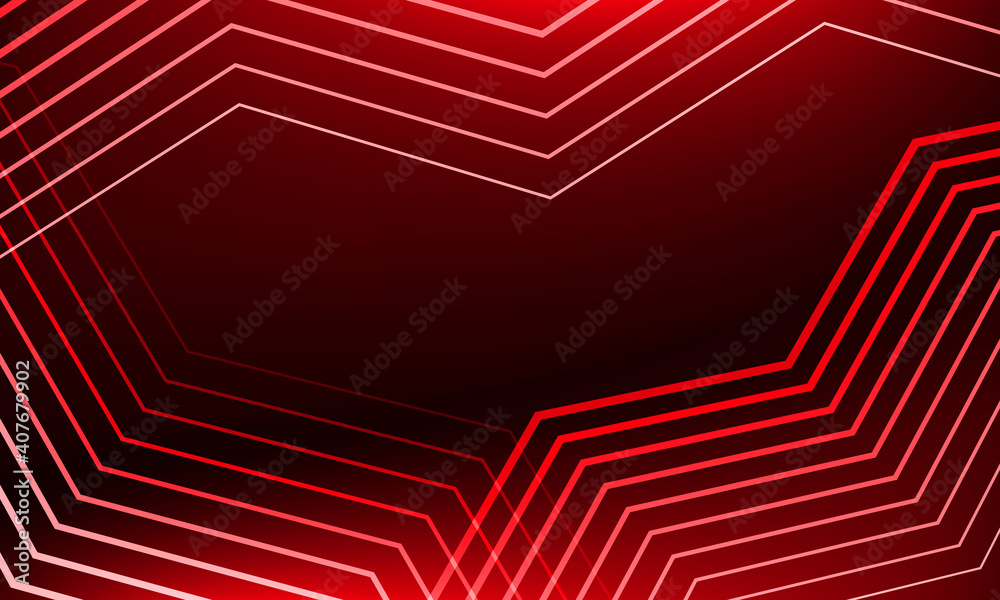 Abstract background with zigzag lines in red gradient Abstract background with zigzag lines in red gradient