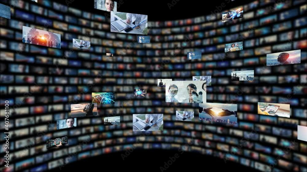 大量のスクリーン 動画配信サービス ビジュアルコンテンツ 大量のスクリーン 動画配信サービス ビジュアルコンテンツ